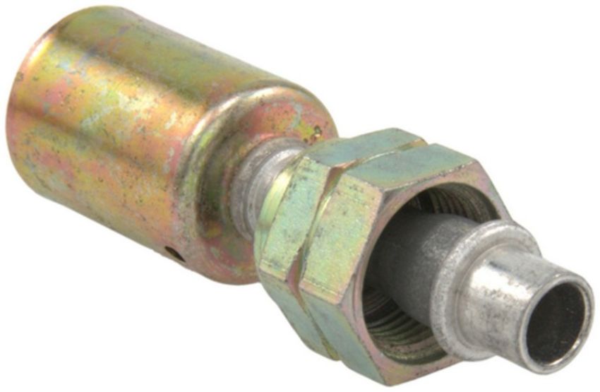 Four Seasons 14428 Straight Female Metric O-Ring, Aluminum, Standard Diameter Beadlock, A/C Fitting