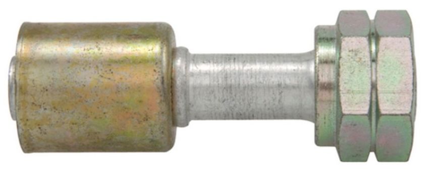 Four Seasons 14472 Straight Female Metric O-Ring, Aluminum, Standard Diameter Beadlock, A/C Fitting