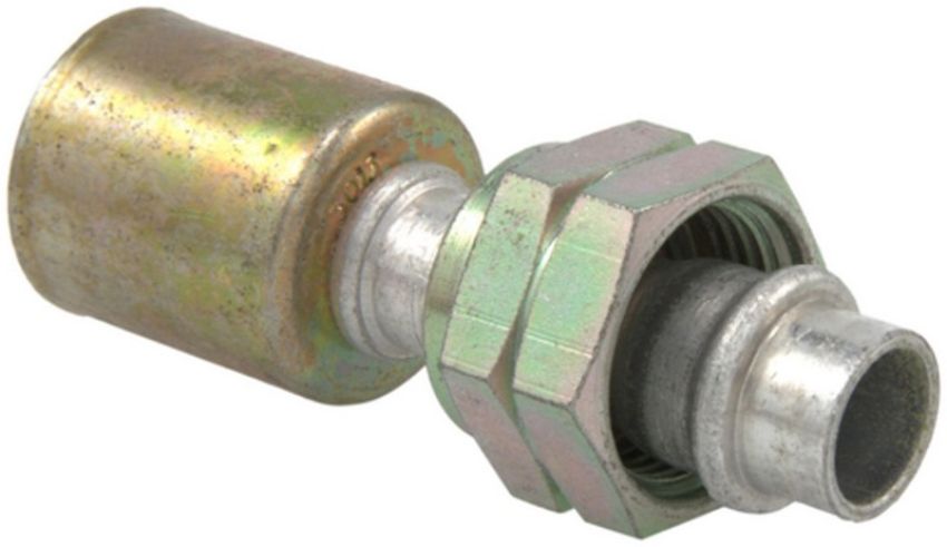 Four Seasons 14472 Straight Female Metric O-Ring, Aluminum, Standard Diameter Beadlock, A/C Fitting