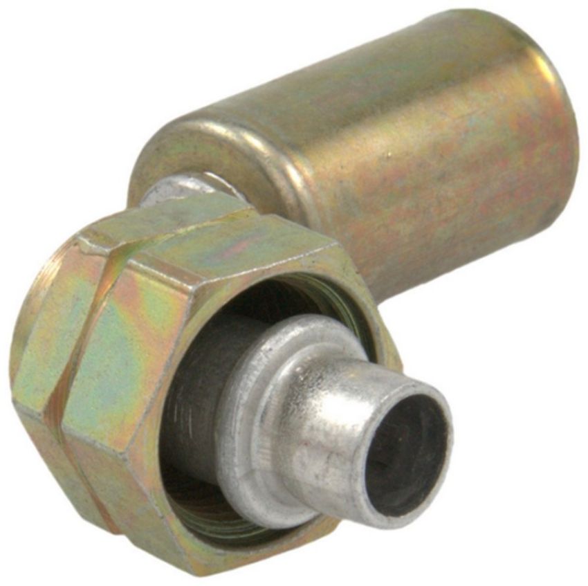 Four Seasons 14626 90 Degree Female Metric O-Ring, Aluminum, Standard Diameter Beadlock, A/C Fitting