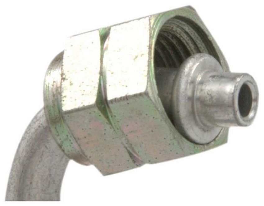 Four Seasons 14666 90 Degree Female Metric O-Ring, Aluminum, Standard Diameter Beadlock, A/C Fitting