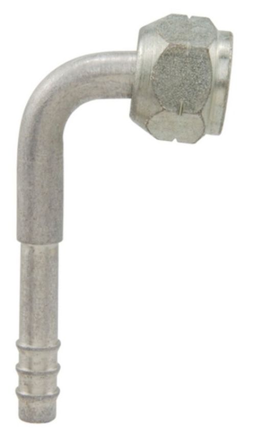 Four Seasons 14906 90 Degree Female Metric O-Ring, Aluminum, Standard Diameter Barb and Clamp