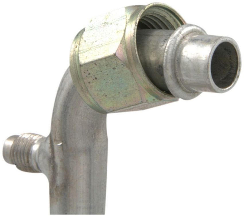Four Seasons 14920 90 Degree Female O-Ring with R12 Service Port, Aluminum, Standard Diameter Beadlock