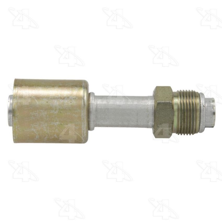 Four Seasons 15012 Straight Male O-Ring, Aluminum, Standard Diameter Beadlock, A/C Fitting