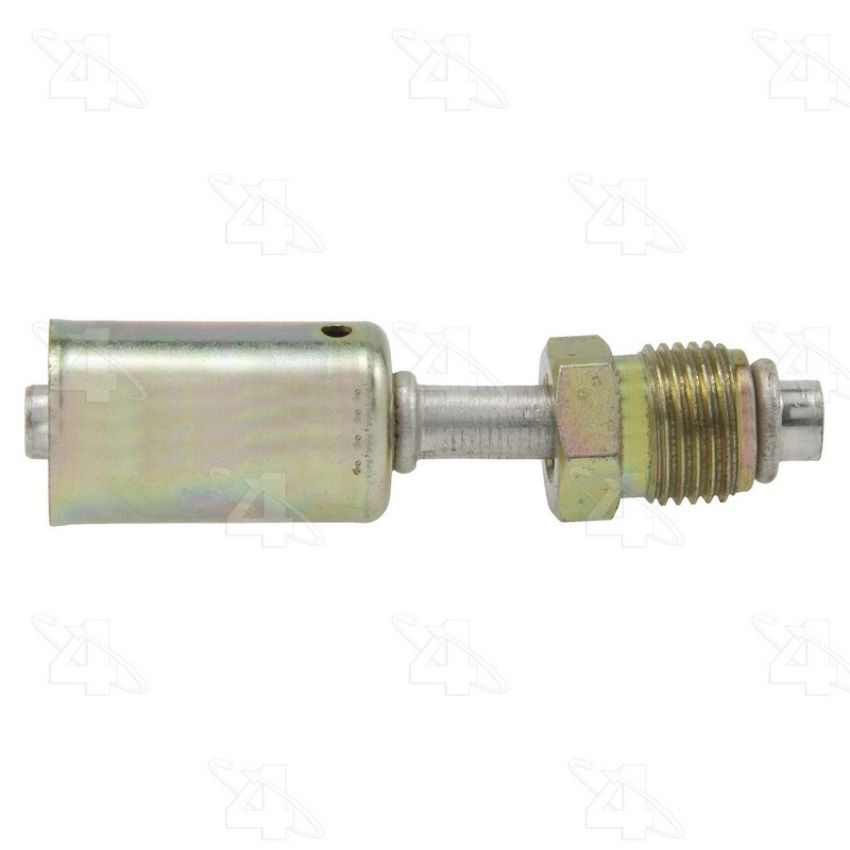 Four Seasons 15046 Straight Male O-Ring, Aluminum, Standard Diameter Beadlock, A/C Fitting