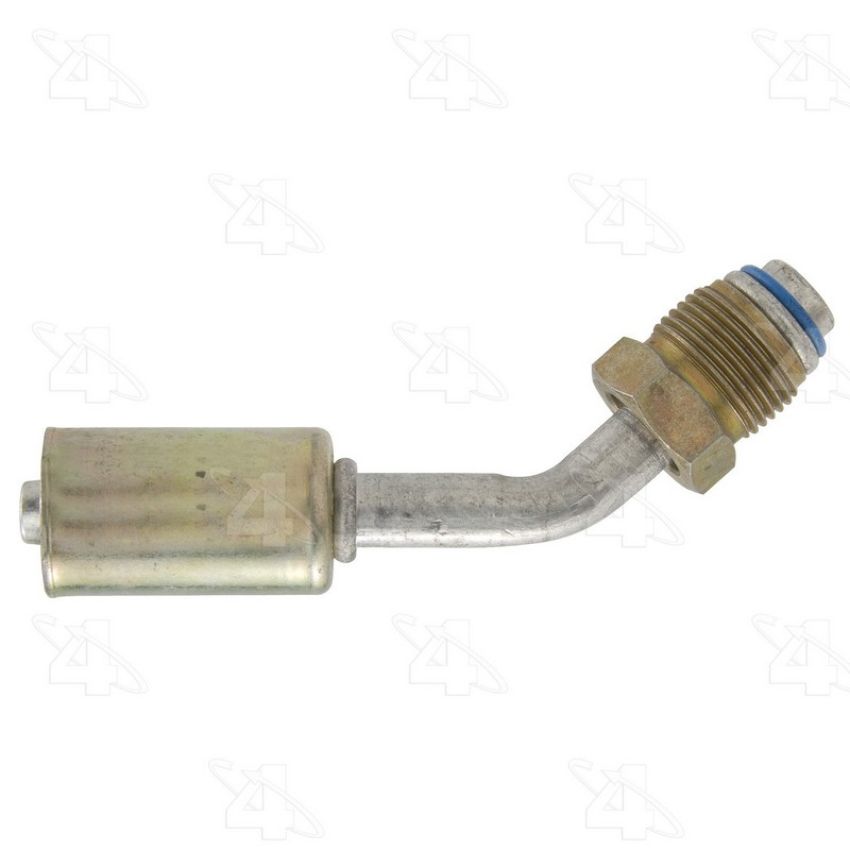 Four Seasons 15206 45 Degree Male O-Ring, Aluminum, Standard Diameter Beadlock, A/C Fitting