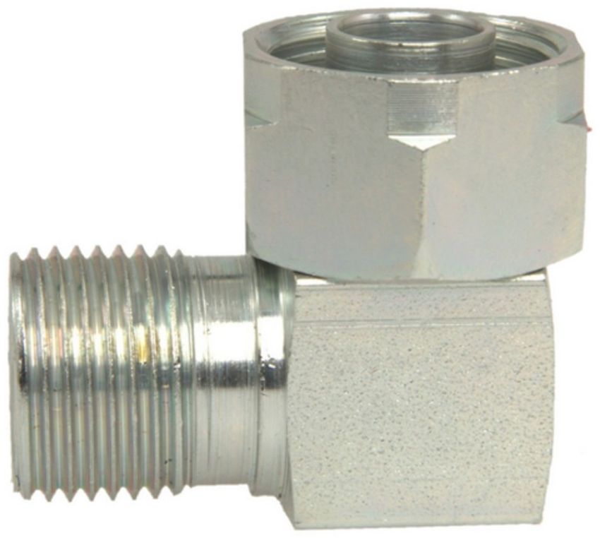 Four Seasons 15213 90 Degree Tube-O to Male Insert O-Ring, Steel, Adapter, A/C Fitting