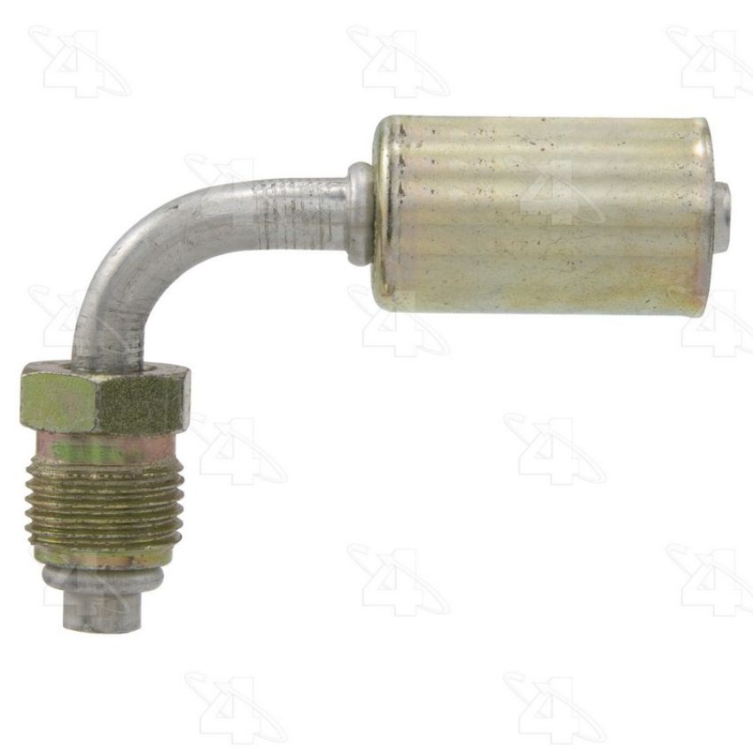 Four Seasons 15346 90 Degree Male O-Ring, Aluminum, Standard Diameter Beadlock, A/C Fitting