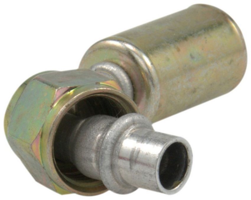 Four Seasons 15606 90 Degree Female O-Ring, Aluminum, Standard Diameter Beadlock, A/C Fitting