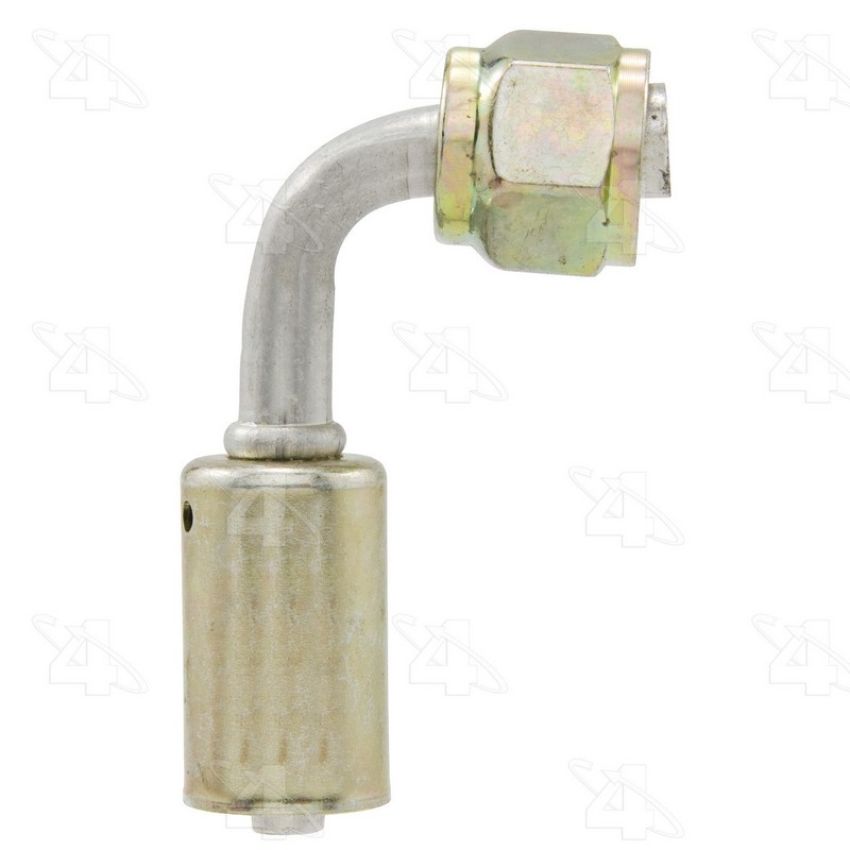 Four Seasons 15606 90 Degree Female O-Ring, Aluminum, Standard Diameter Beadlock, A/C Fitting