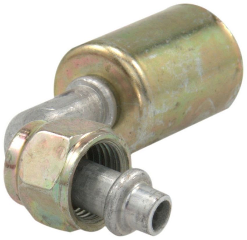 Four Seasons 15608 90 Degree Female O-Ring, Aluminum, Standard Diameter Beadlock, A/C Fitting