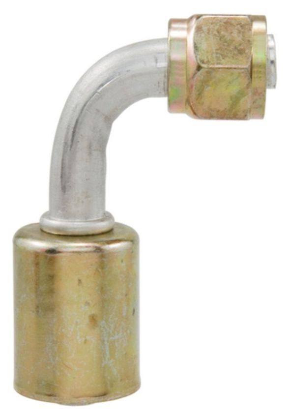Four Seasons 15610 90 Degree Female O-Ring, Aluminum, Standard Diameter Beadlock, A/C Fitting