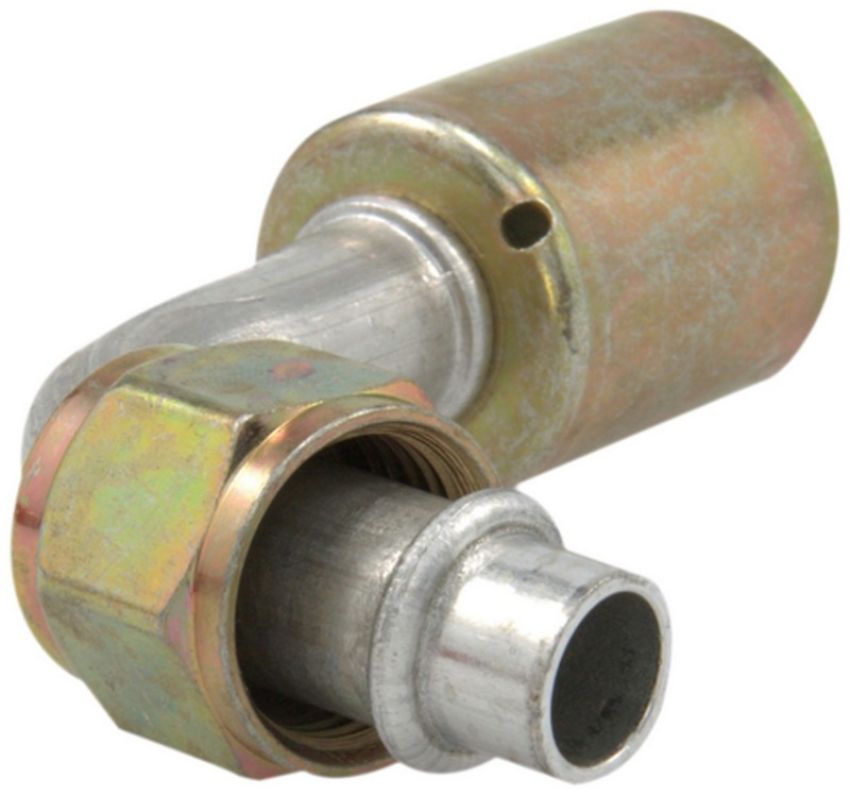 Four Seasons 15612 90 Degree Female O-Ring, Aluminum, Standard Diameter Beadlock, A/C Fitting