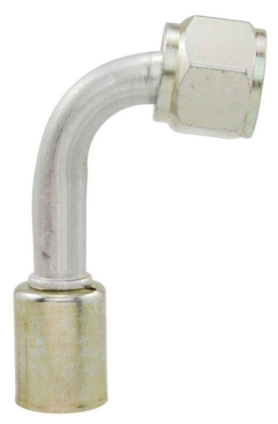 Four Seasons 15620 90 Degree Female O-Ring, Aluminum, Standard Diameter Beadlock, A/C Fitting