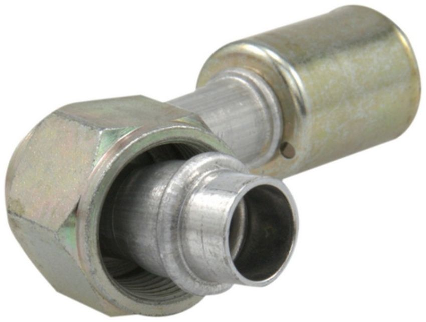 Four Seasons 15620 90 Degree Female O-Ring, Aluminum, Standard Diameter Beadlock, A/C Fitting
