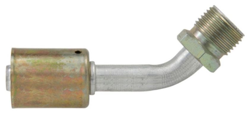 Four Seasons 15820 45 Degree Male Insert O-Ring, Aluminum, Standard Diameter Beadlock, A/C Fitting