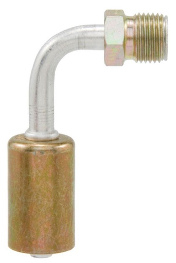 Four Seasons 15826 90 Degree Male Insert O-Ring, Aluminum, Standard Diameter Beadlock, A/C Fitting