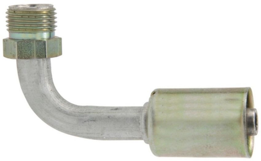 Four Seasons 15828 90 Degree Male Insert O-Ring, Aluminum, Standard Diameter Beadlock, A/C Fitting