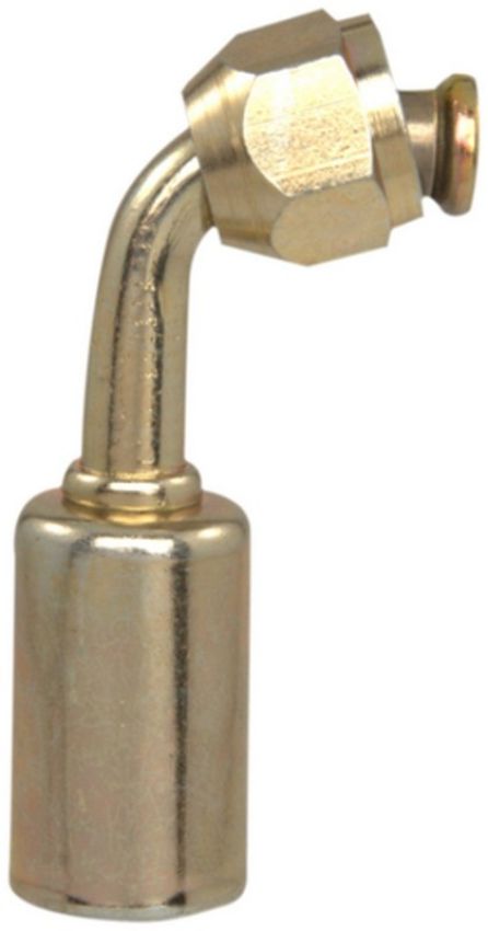 Four Seasons 15946 90 Degree Female Flare, Steel, Standard Diameter Beadlock, A/C Fitting