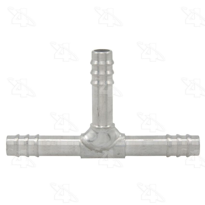 Four Seasons 16308 T-Splicer, Aluminum, Standard Diameter Barb and Clamp, A/C Fitting