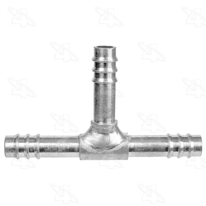 Four Seasons 16312 T-Splicer, Aluminum, Standard Diameter Barb and Clamp, A/C Fitting