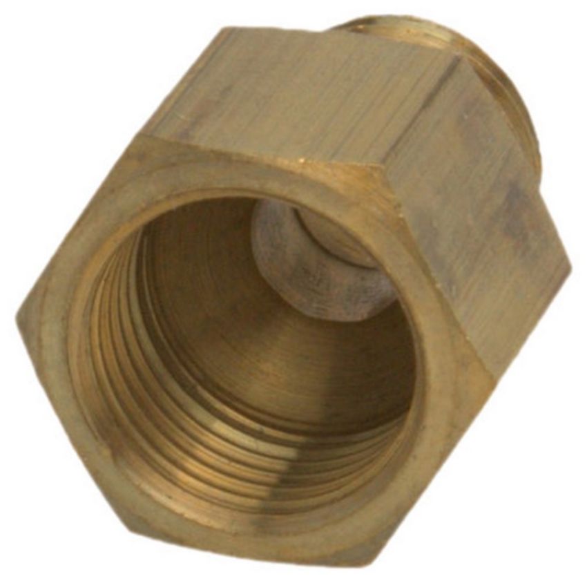 Four Seasons 16660 Male Flare to Metric Male Insert O-Ring, Brass, Adapter, A/C Fitting