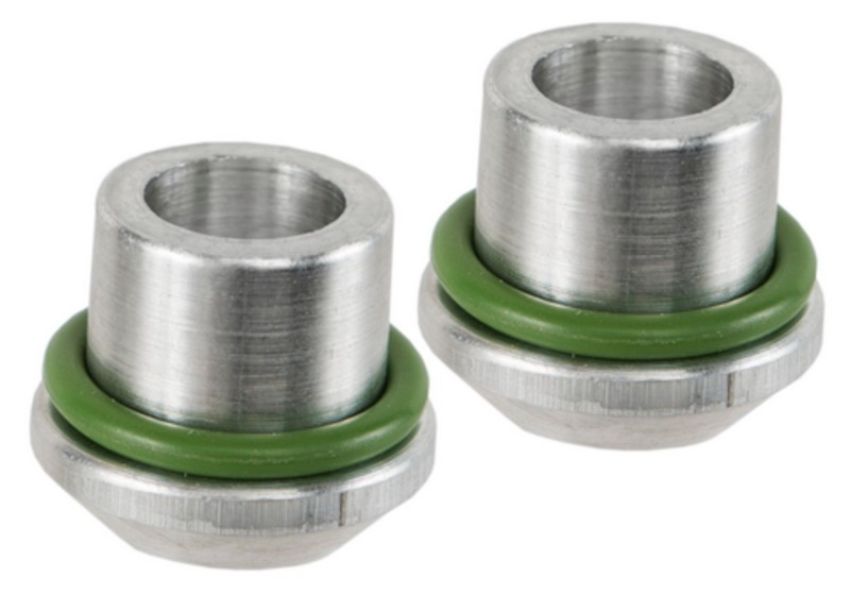 Four Seasons 16748 Male Insert O-Ring to Male Flare, Aluminum, Adapter, A/C Fitting