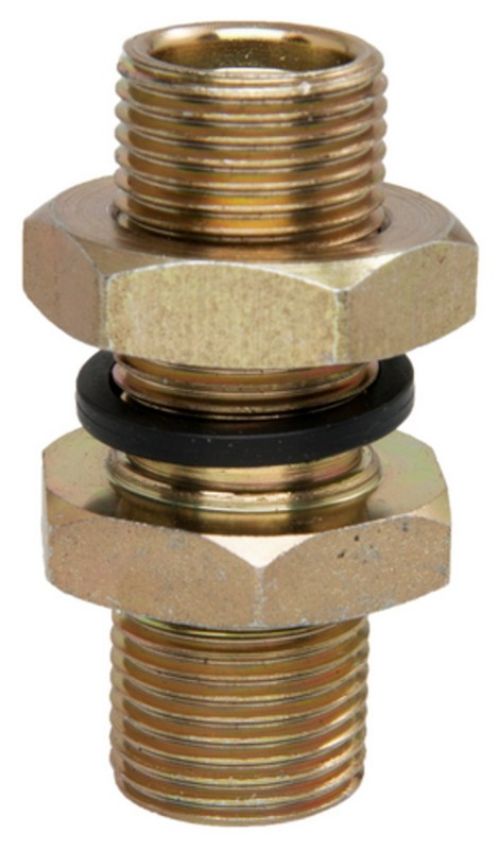 Four Seasons 16768 Straight Bulkhead Male Insert O-Ring, Steel, Adapter, A/C Fitting