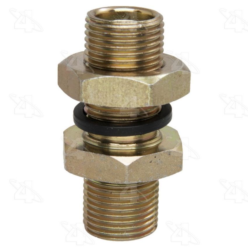 Four Seasons 16768 Straight Bulkhead Male Insert O-Ring, Steel, Adapter, A/C Fitting