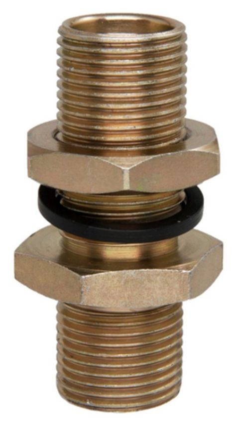 Four Seasons 16770 Straight Bulkhead Male Insert O-Ring, Steel, Adapter, A/C Fitting