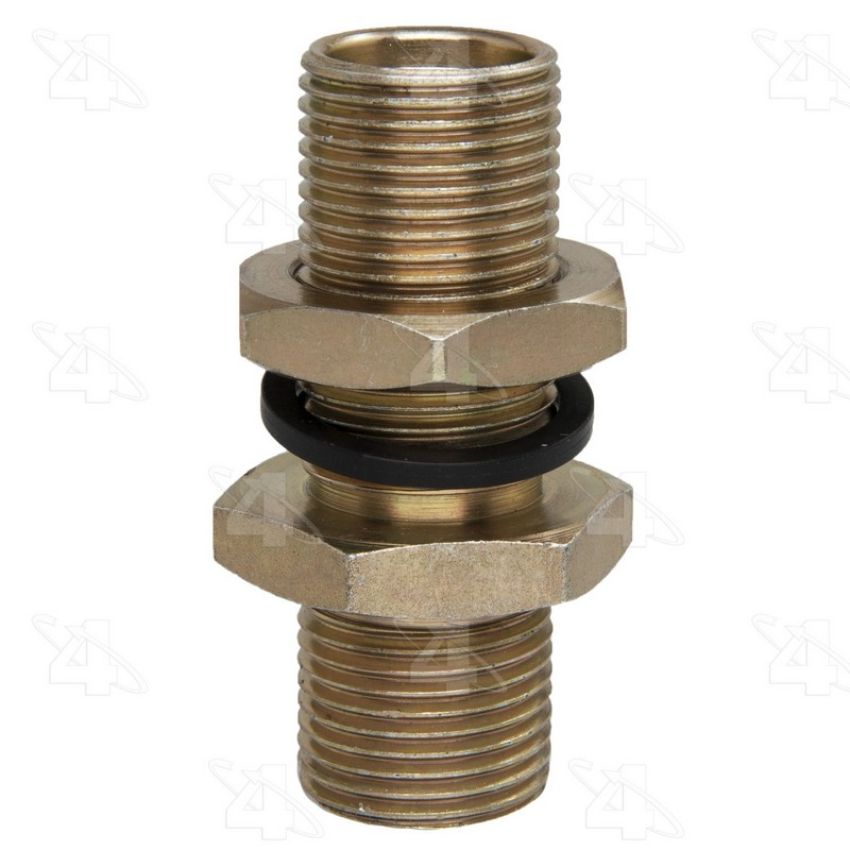 Four Seasons 16770 Straight Bulkhead Male Insert O-Ring, Steel, Adapter, A/C Fitting