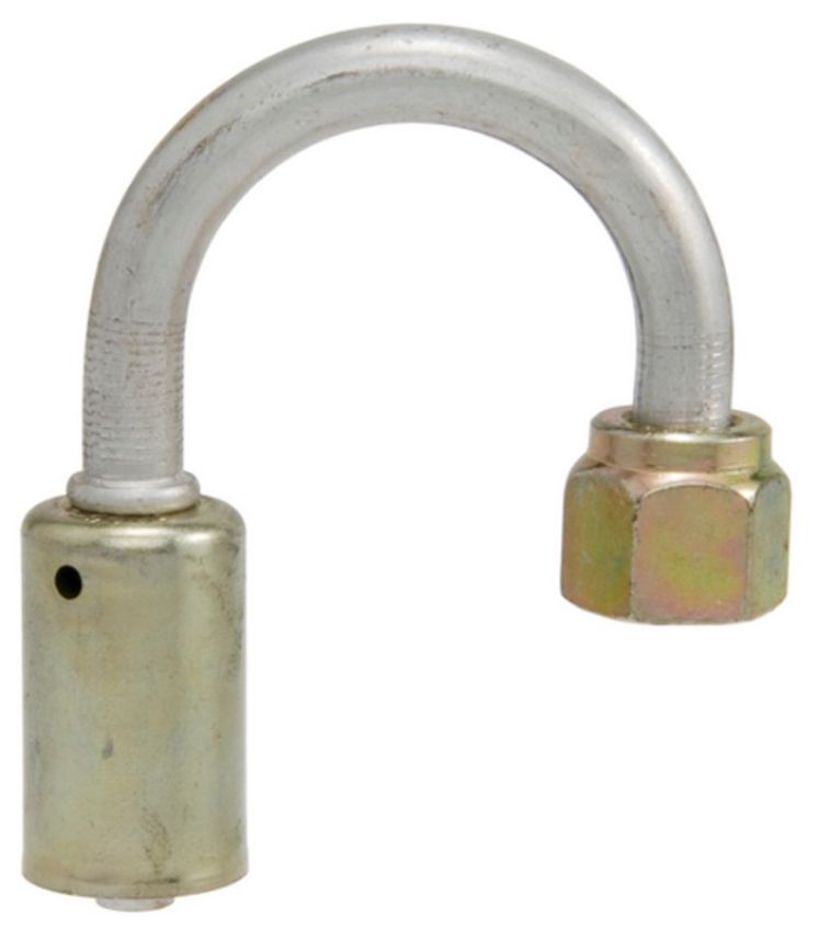 Four Seasons 17216 180 Degree Female O-Ring, Aluminum, Standard Diameter Beadlock, A/C Fitting