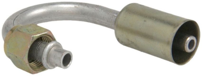 Four Seasons 17216 180 Degree Female O-Ring, Aluminum, Standard Diameter Beadlock, A/C Fitting