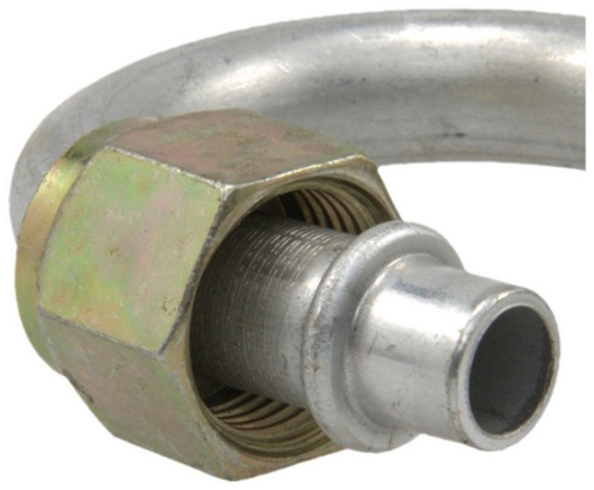Four Seasons 17218 180 Degree Female O-Ring, Aluminum, Standard Diameter Beadlock, A/C Fitting
