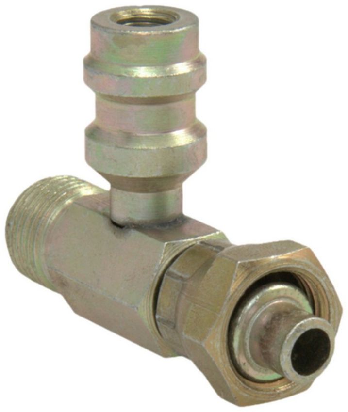 Four Seasons 17231 Female O-Ring to Male Insert O-Ring with R134a Service Port, Steel, Adapter