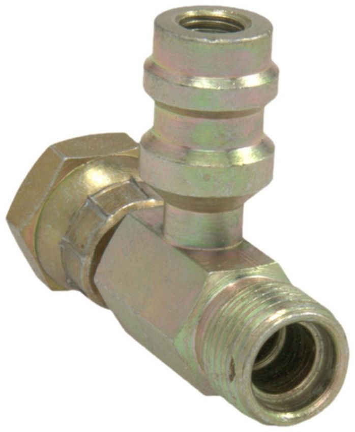 Four Seasons 17231 Female O-Ring to Male Insert O-Ring with R134a Service Port, Steel, Adapter