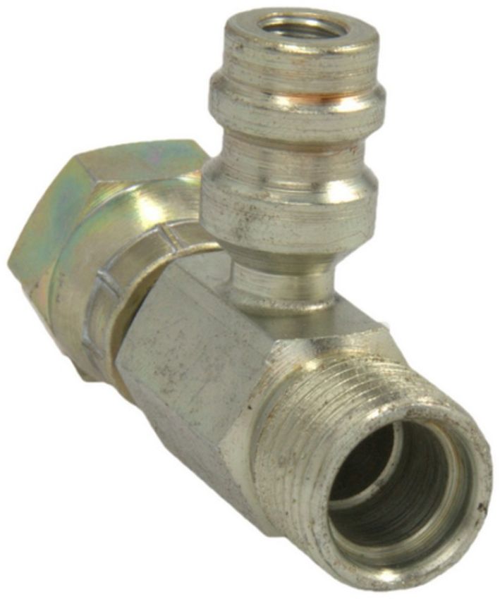 Four Seasons 17232 Female O-Ring to Male Insert O-Ring with R134a Service Port, Steel, Adapter