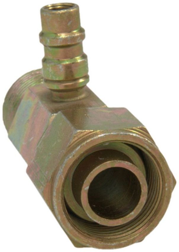 Four Seasons 17234 Female O-Ring to Male Insert O-Ring with R134a Service Port, Steel, Adapter