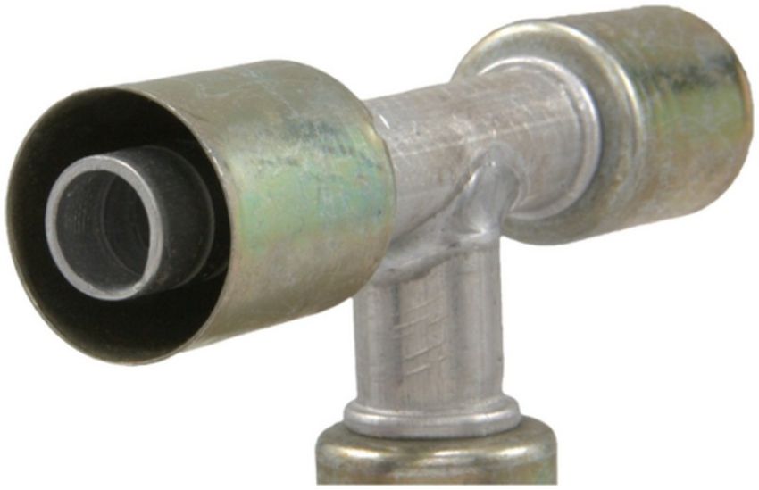 Four Seasons 17312 T-Splicer, Aluminum, Standard Diameter Beadlock, A/C Fitting