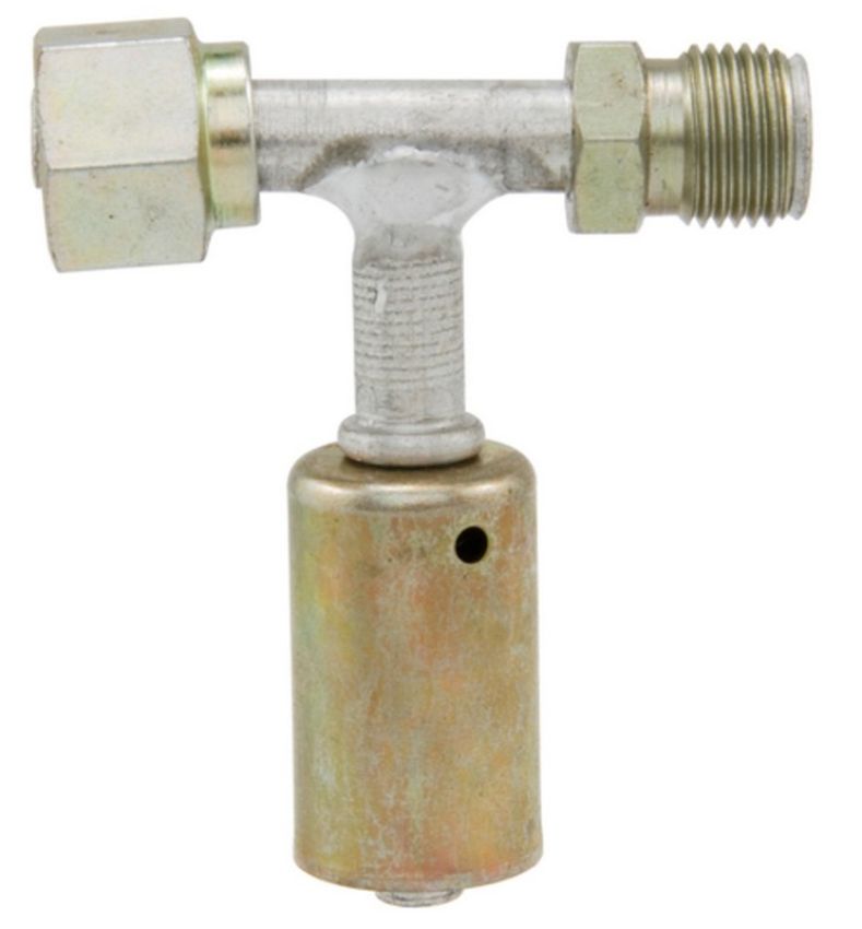 Four Seasons 17666 T-Splicer, Aluminum, Female O-Ring to Male Insert O-ring to Std. Dia. Beadlock