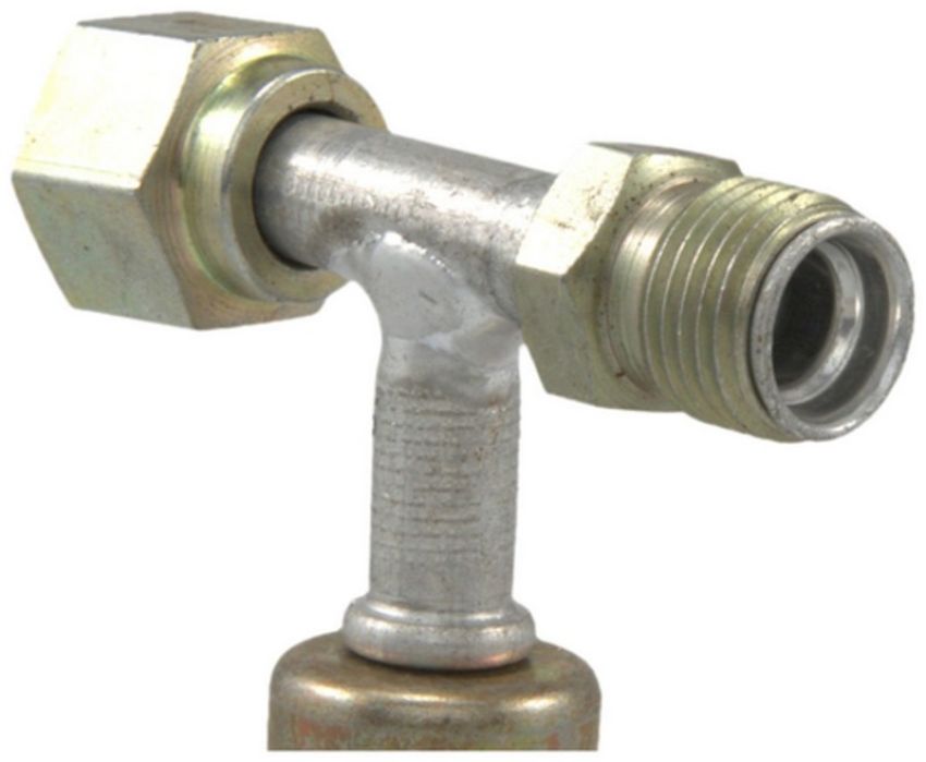 Four Seasons 17666 T-Splicer, Aluminum, Female O-Ring to Male Insert O-ring to Std. Dia. Beadlock