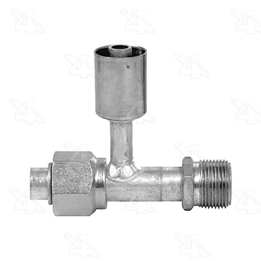 Four Seasons 17668 T-Splicer, Aluminum, Female O-Ring to Male Insert O-ring to Std. Dia. Beadlock