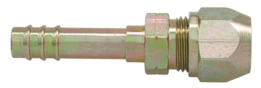 Four Seasons 17752 Straight Compression, Steel, Standard Diameter Barb and Clamp, A/C Fitting