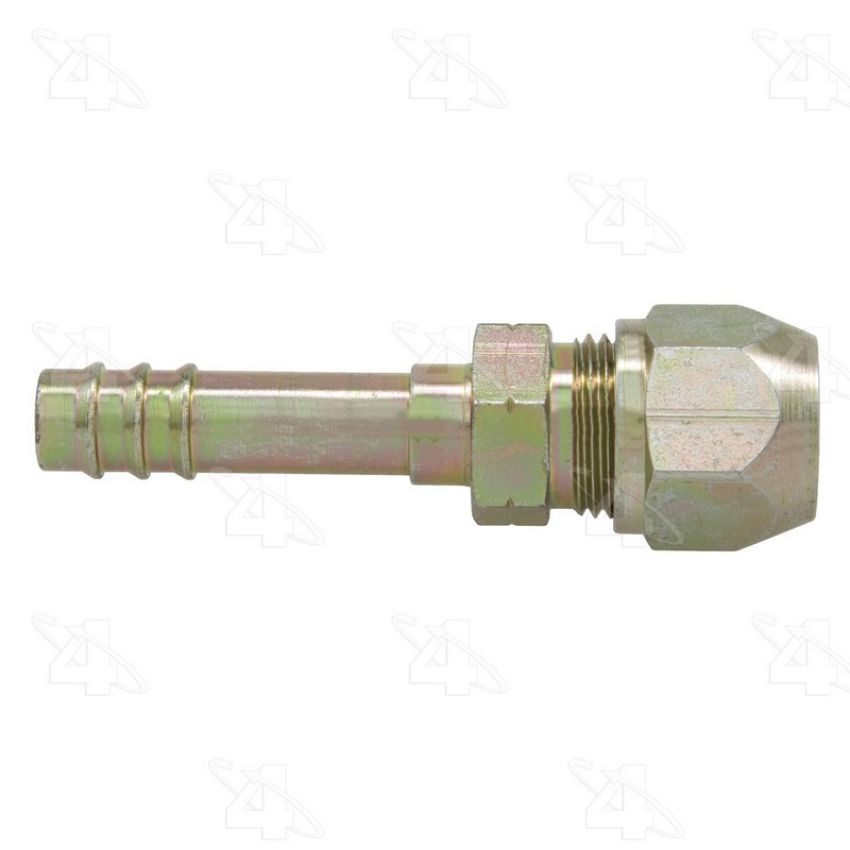 Four Seasons 17752 Straight Compression, Steel, Standard Diameter Barb and Clamp, A/C Fitting