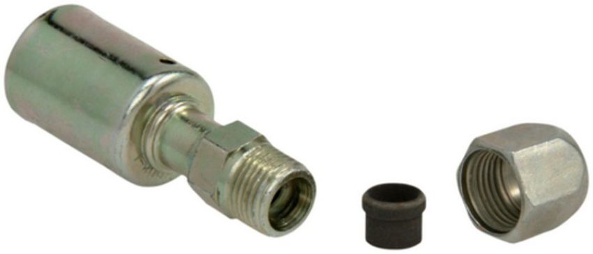 Four Seasons 17849 Straight Compression, Steel, Standard Diameter Beadlock, A/C Fitting