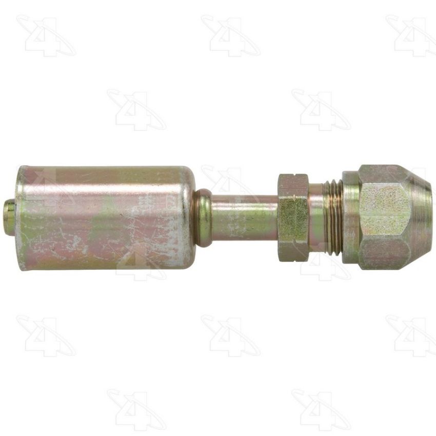 Four Seasons 17850 Straight Compression, Steel, Standard Diameter Beadlock, A/C Fitting
