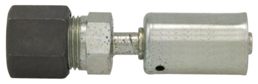 Four Seasons 17851 Straight Compression, Steel, Standard Diameter Beadlock, A/C Fitting