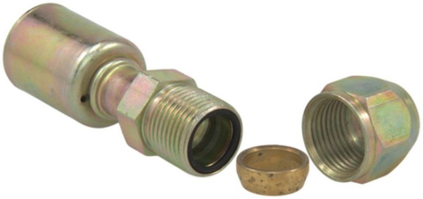 Four Seasons 17854 Straight Compression, Steel, Standard Diameter Beadlock, A/C Fitting