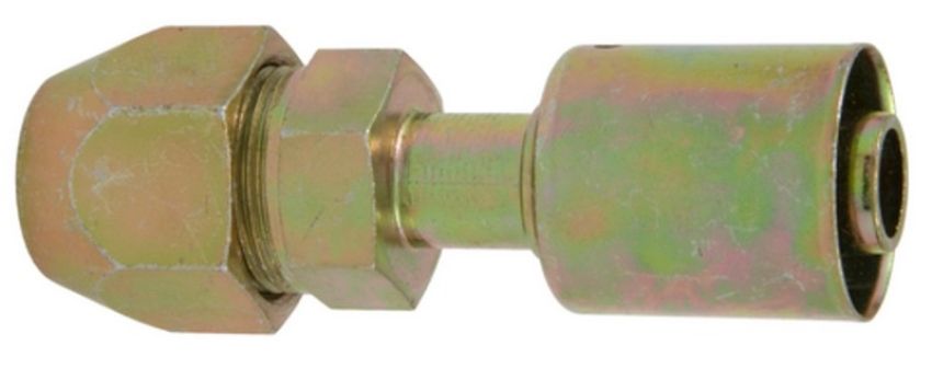 Four Seasons 17856 Straight Compression, Steel, Standard Diameter Beadlock, A/C Fitting