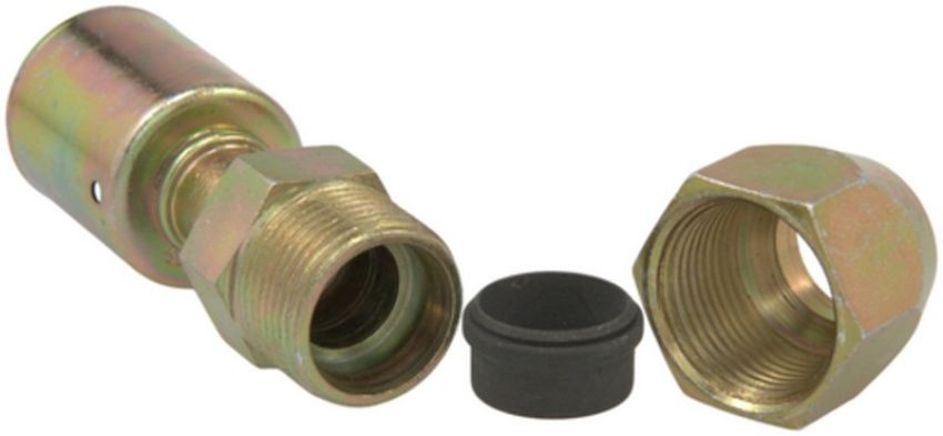 Four Seasons 17856 Straight Compression, Steel, Standard Diameter Beadlock, A/C Fitting